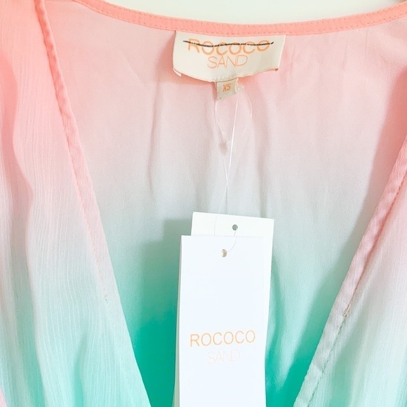 Rococo Sand Emi Ombré Pleated Mini Dress - Picture 13 of 16